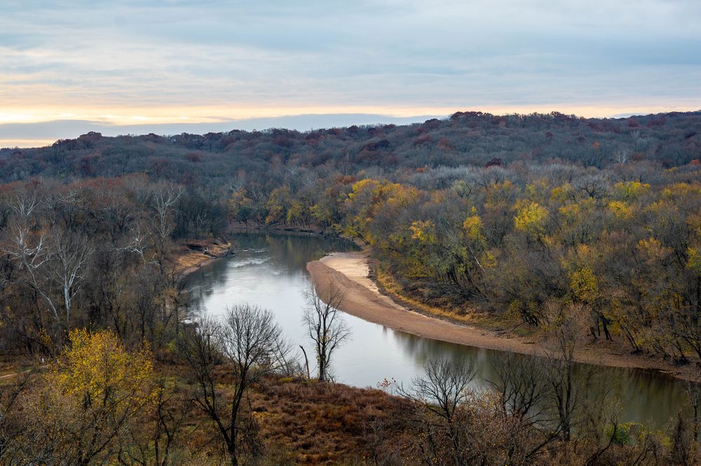 A river flowing through the Castlewood State Park