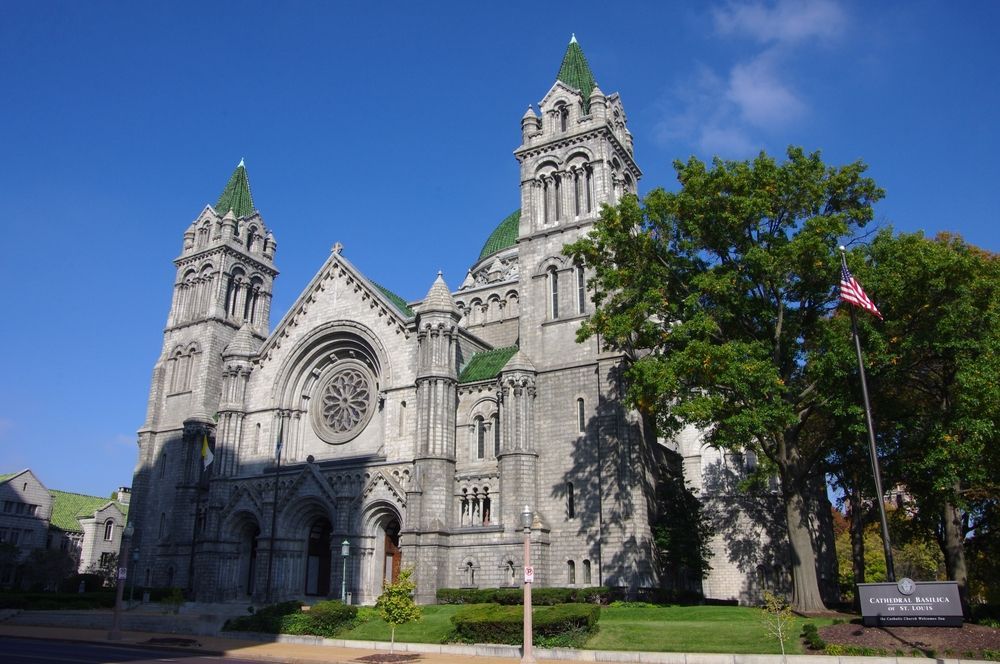 Exterior of the Cathedral Basilica of St. Louis