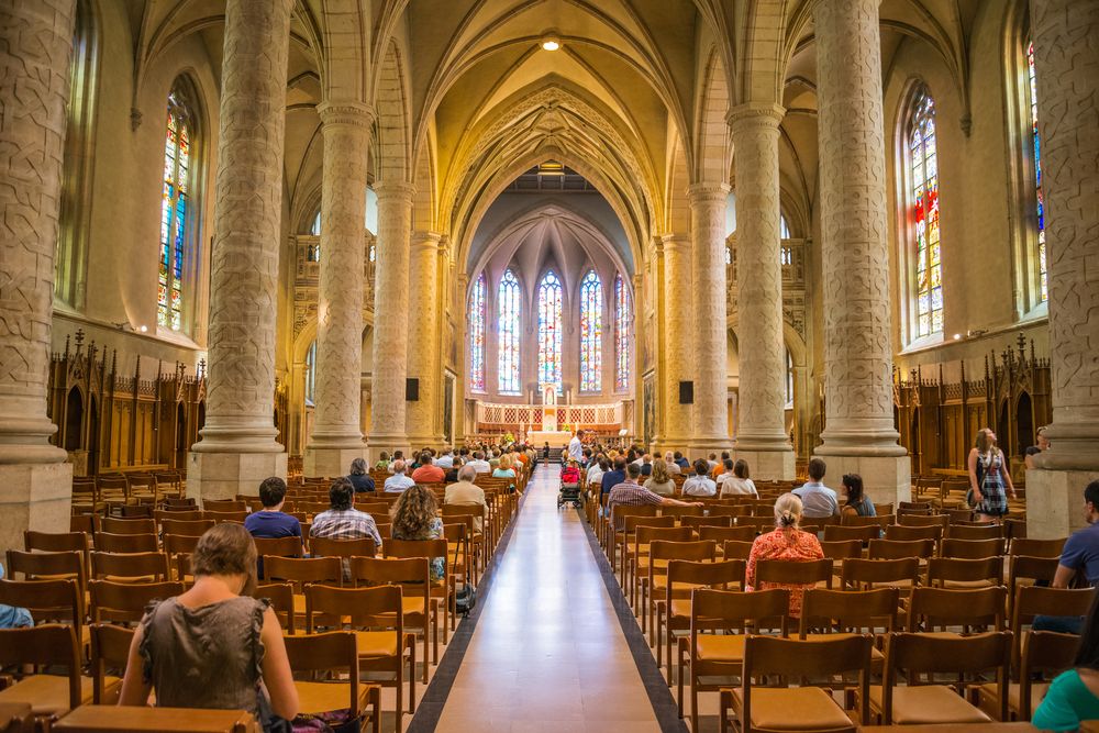 Interior of Cathedrale Notre-Dame