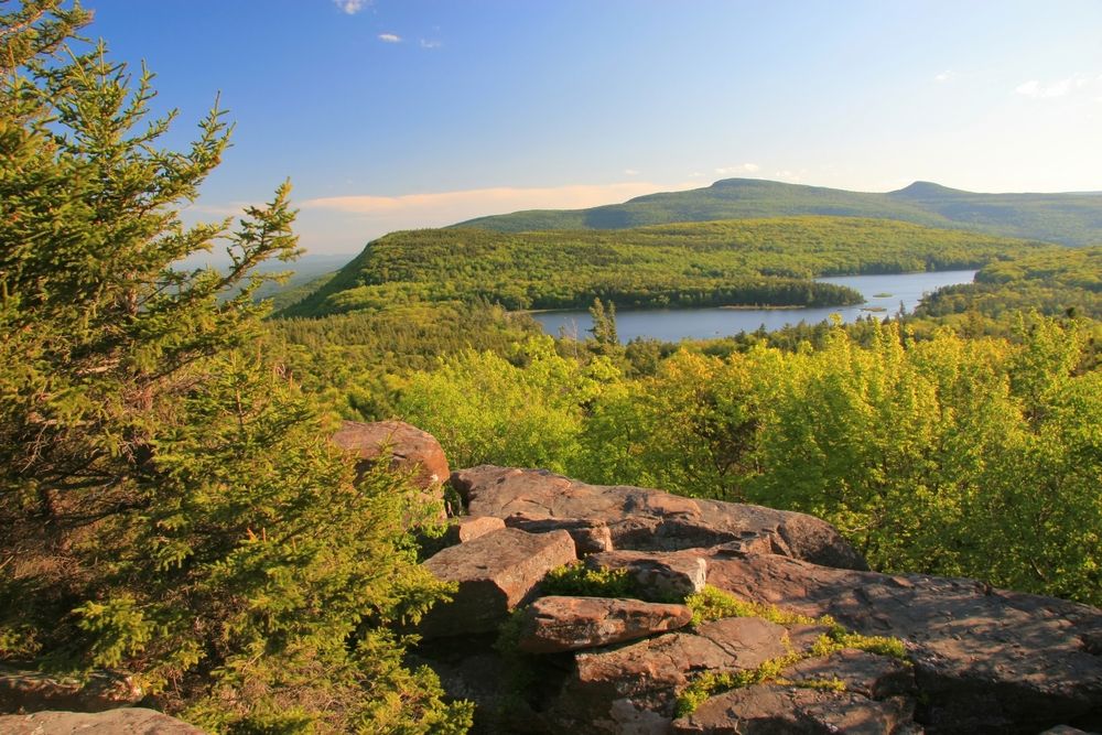Scenic views from Catskill Mountains