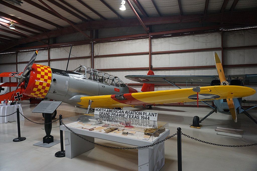Displays in Cavanaugh Flight Museum