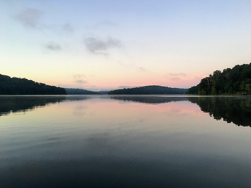 Cedar Lake during sunrise