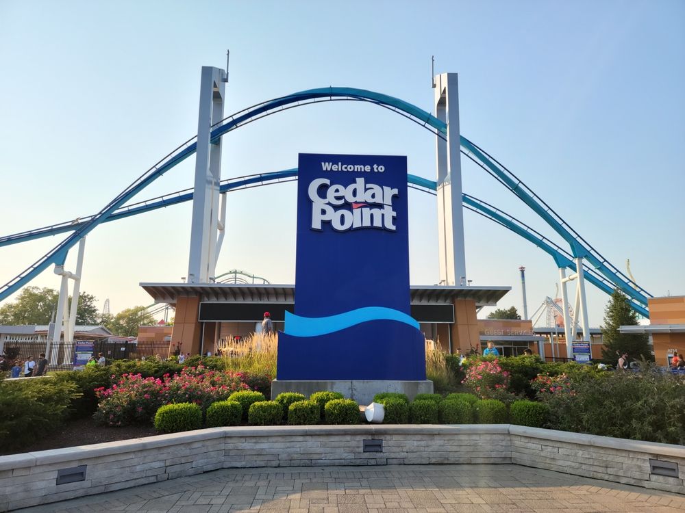 Entrance of Cedar Point Amusement Park