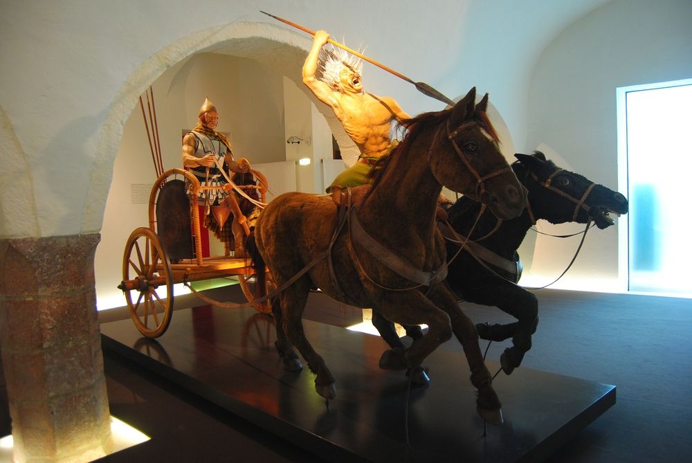 Celtic chariot at Celtic museum
