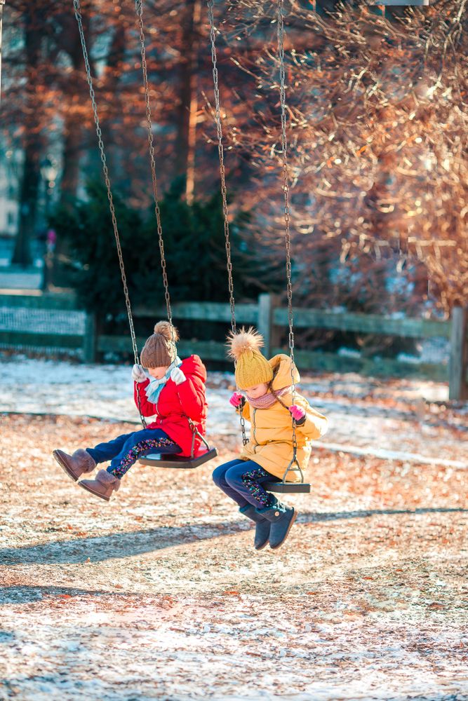 Kids playing at Central Park