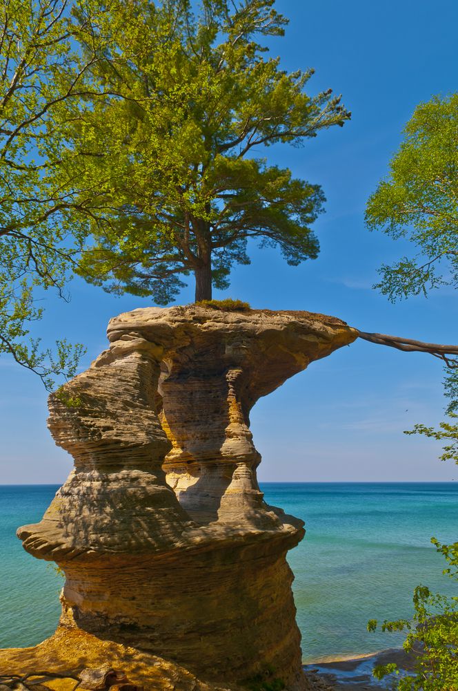 Closeup of the Chapel Rock