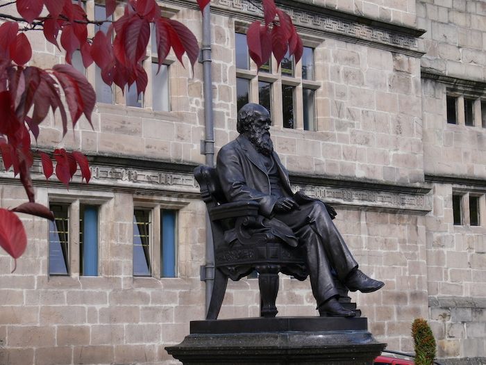 Charles Darwin Statue