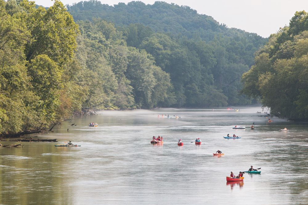 Kayaking at Chattahoochee River