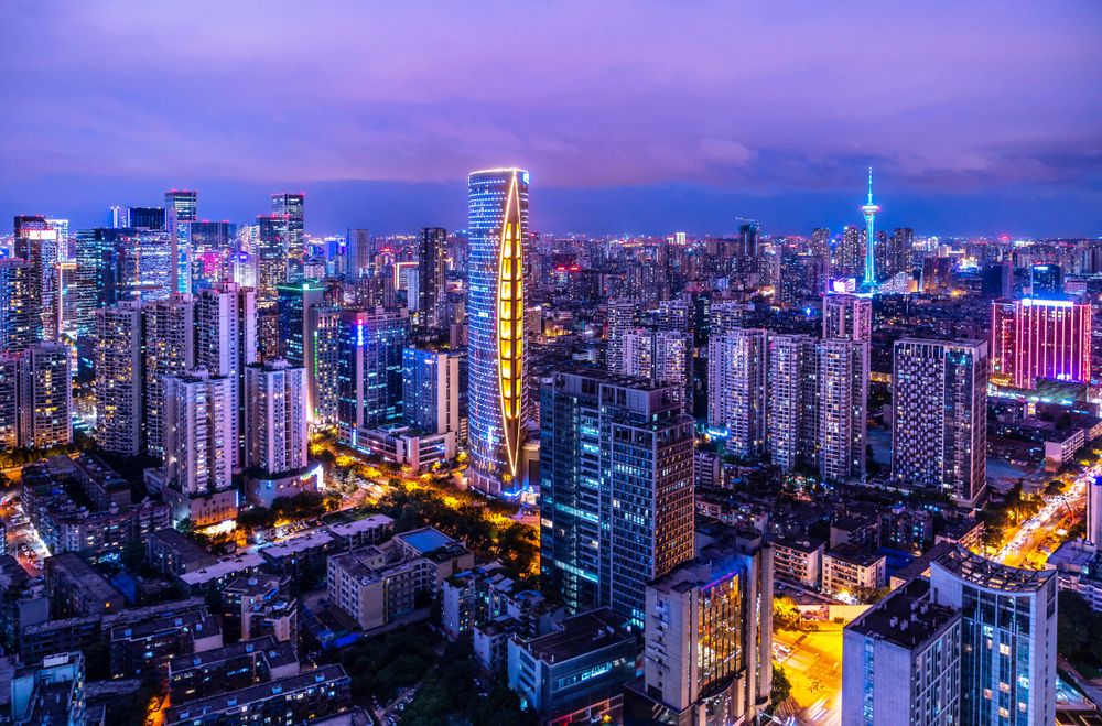 Chengdu skyline