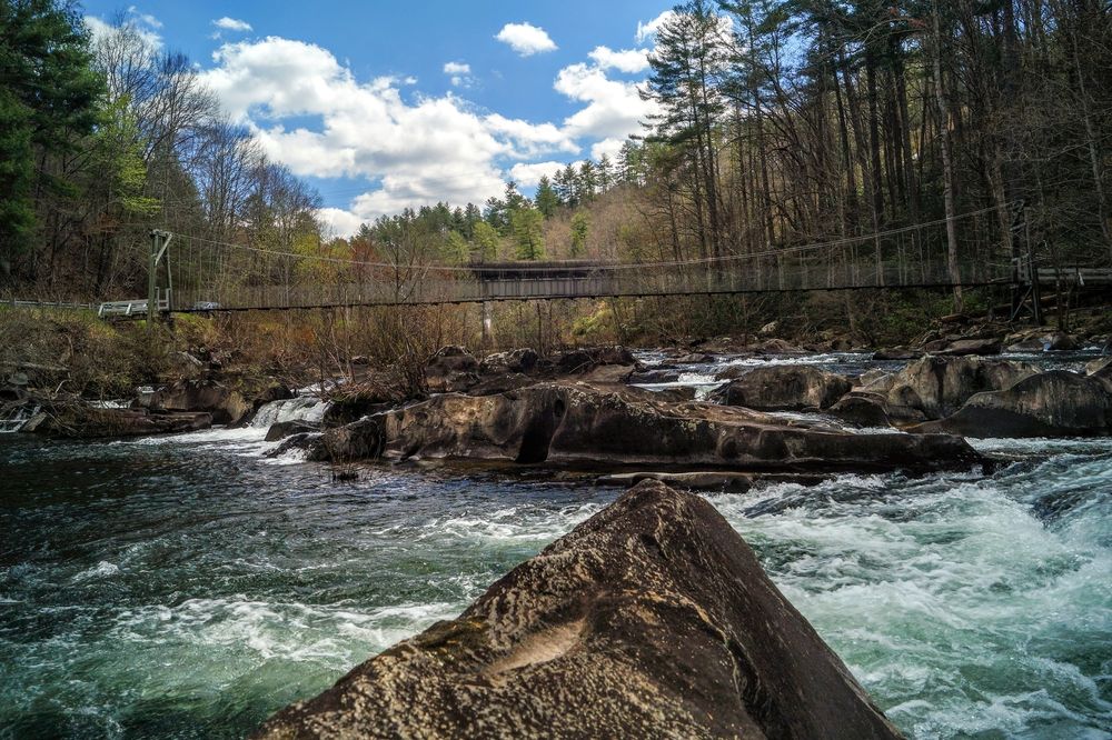 Beautiful view of Cheoah River