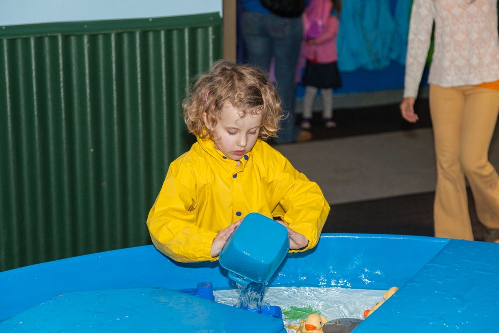 A kid playing at Chicago Children's Museum