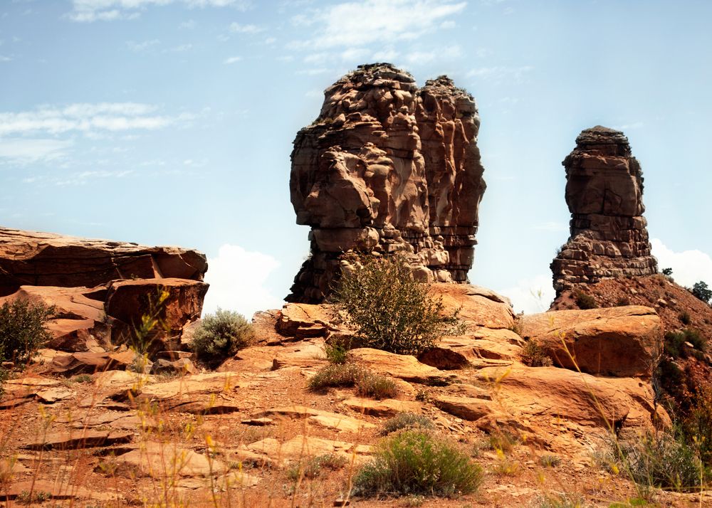 View of Chimney Rock National Monument