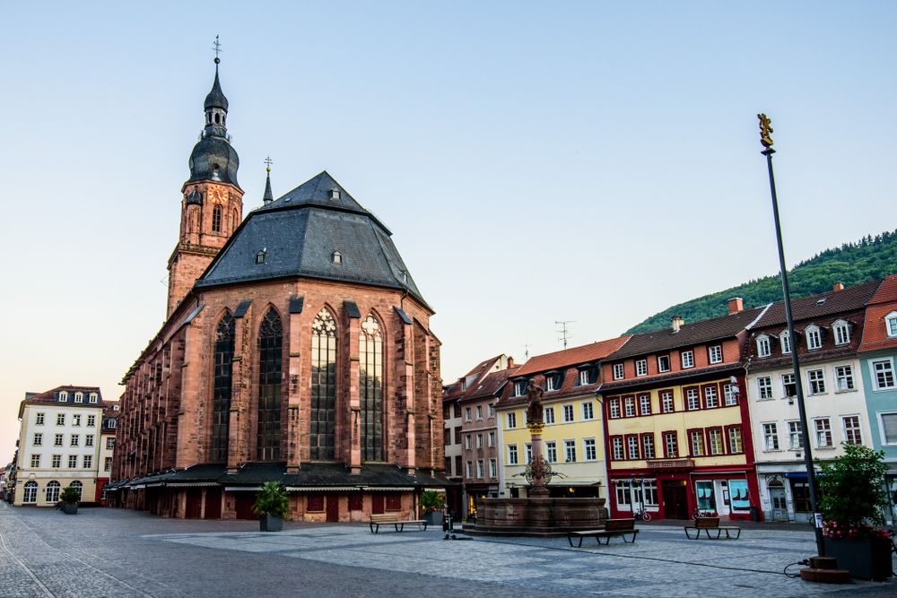 Exterior of the Church of the Holy Spirit Heidelberg