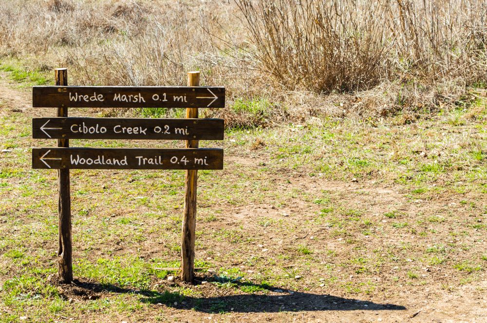 Sign at Cibolo Center for Conservation