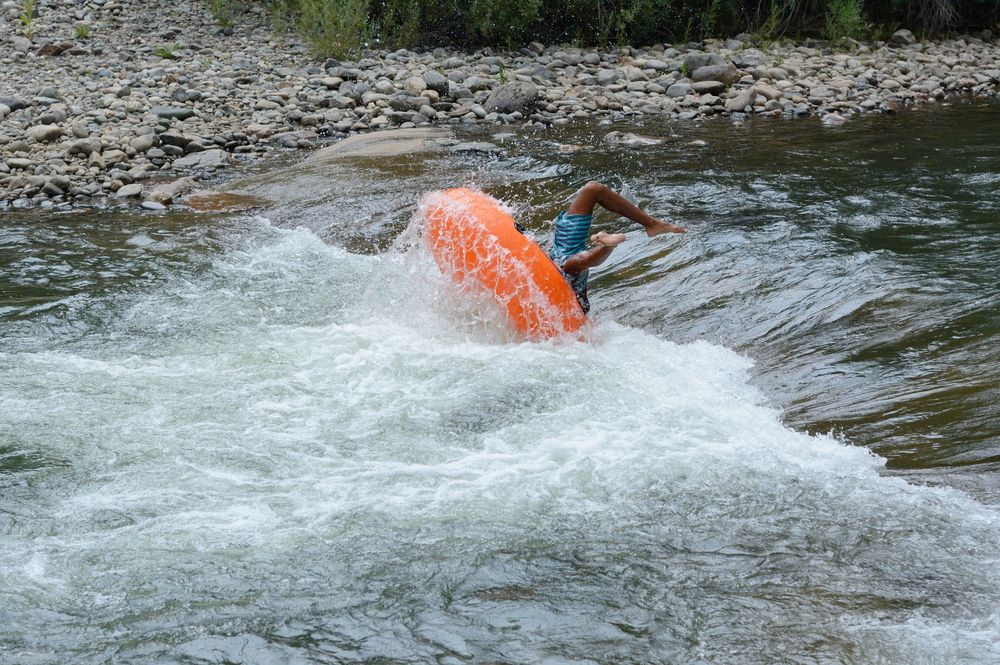 Tubing at Clear Creek White Water Park