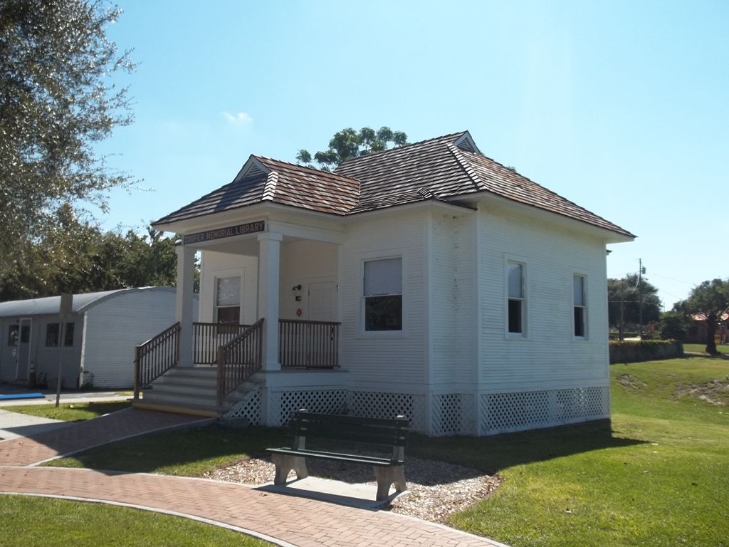 Cooper memorial library at Clermont Historic Village