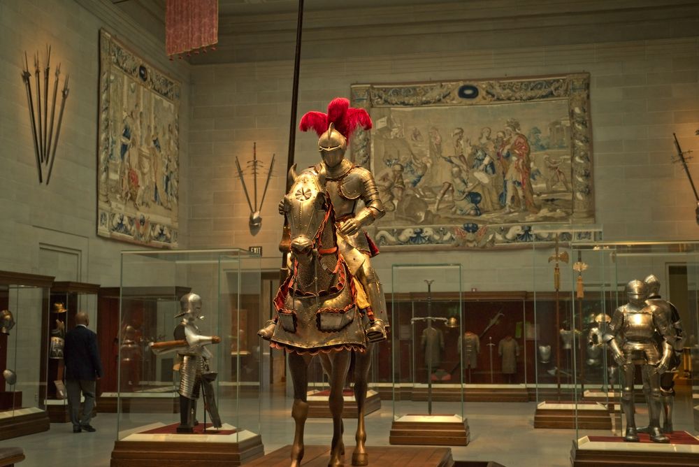 Armor court in Cleveland Museum of Art