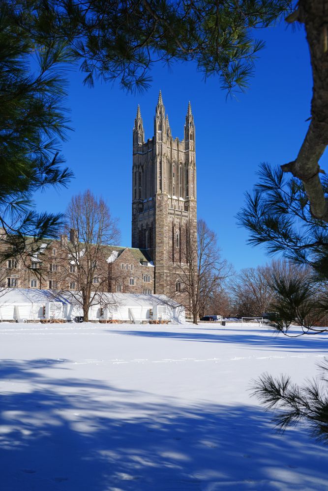Cleveland Tower during winter