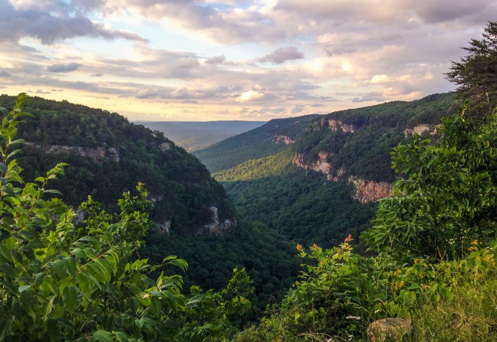 Mountain views at Cloudland Canyon State Park