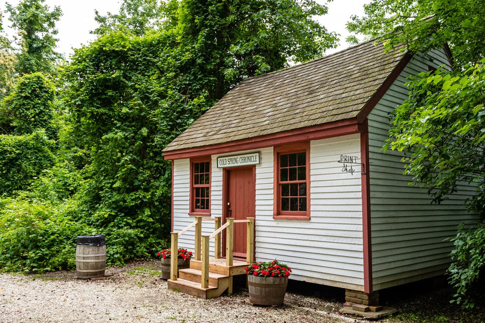 David Gandy house, built in 1830, in Cold Springs Village
