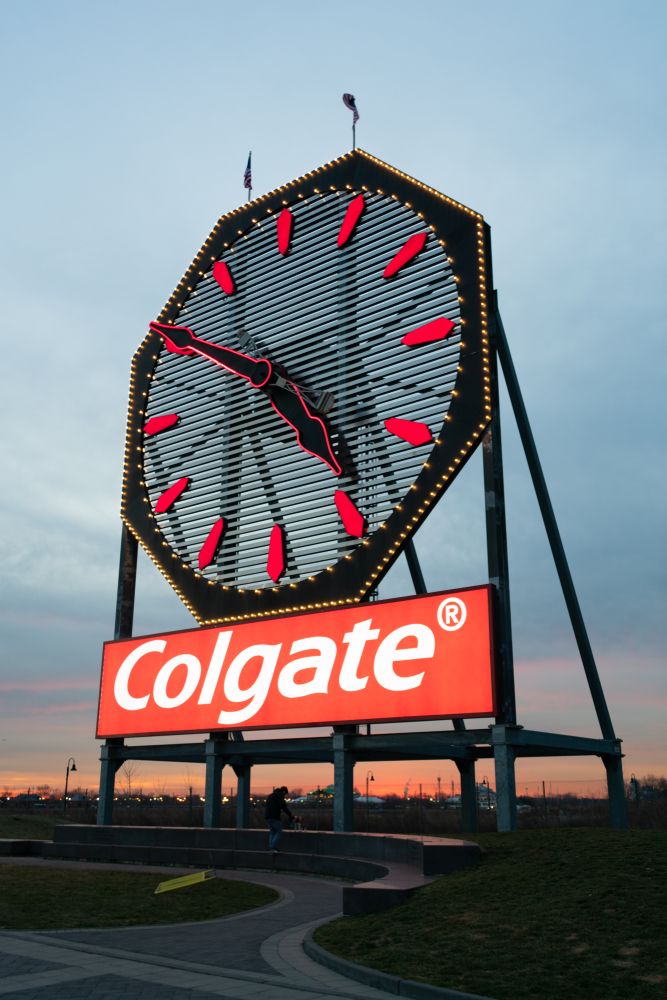 View of Colgate Clock