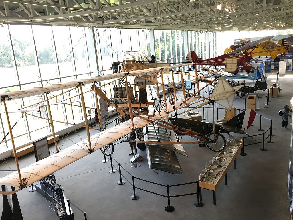 Interior view of the College Park Aviation Museum