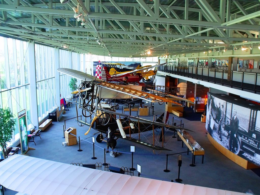 Interior view of the College Park Aviation Museum