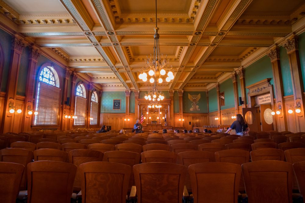 Interior view of Colorado Springs Pioneers Museum