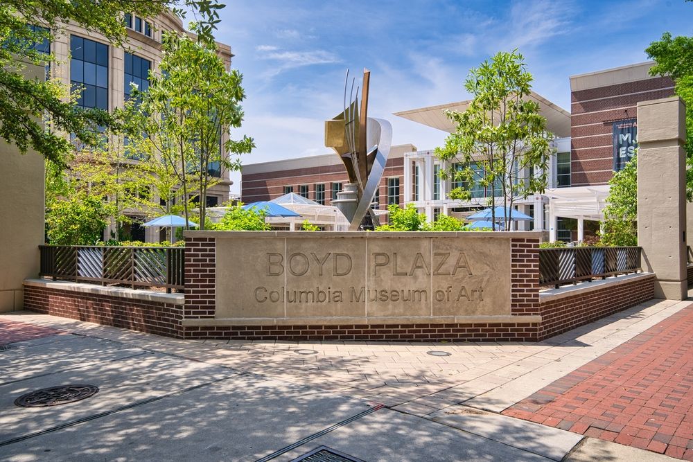 Signage of Columbia Museum of Art