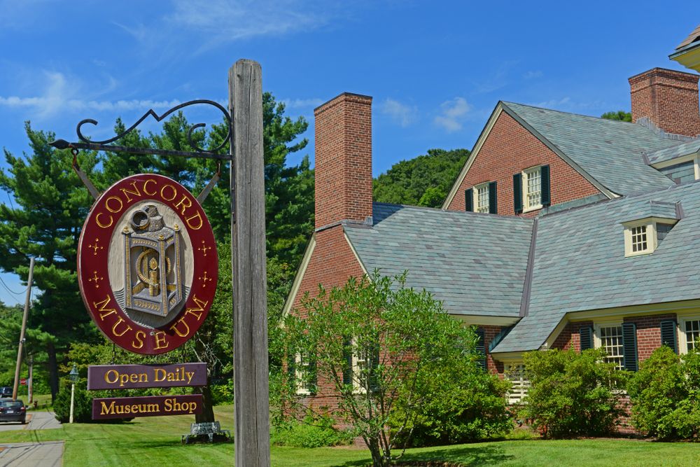 Signboard of Concord Museum