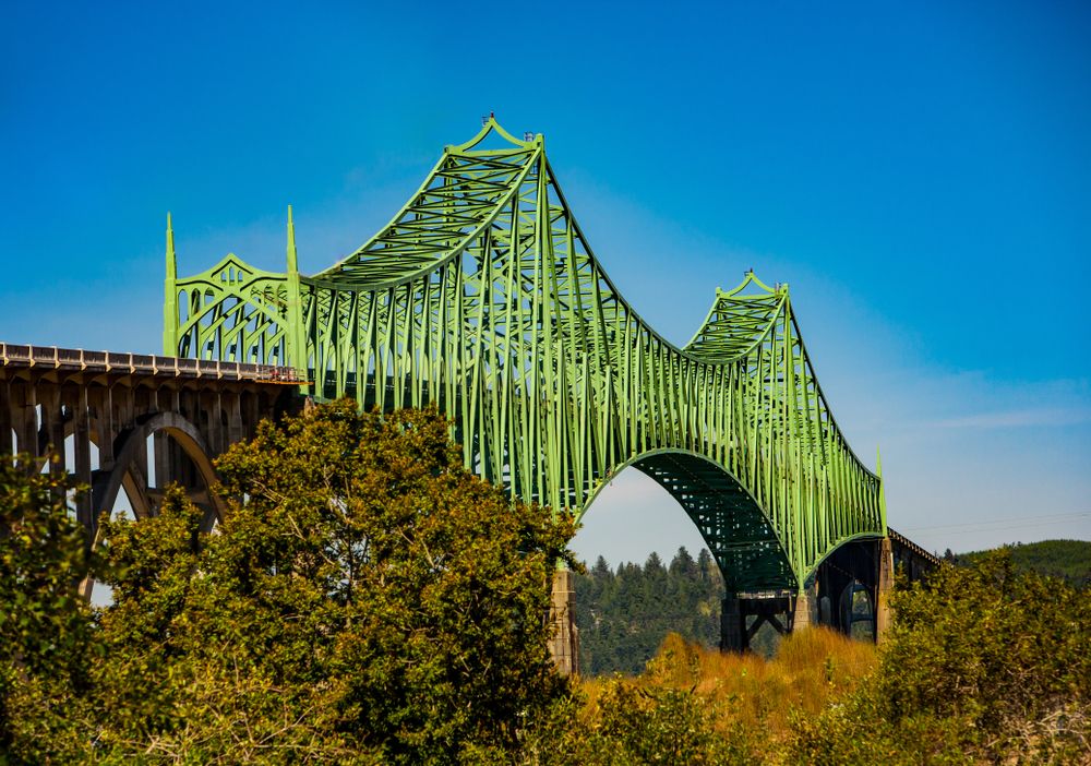 View of the Conde B. McCullough Memorial Bridge