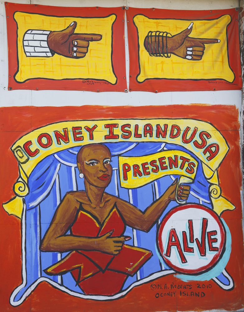 Colorful art of Coney Island Museum