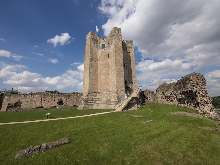 Exterior of the Conisbrough Castle