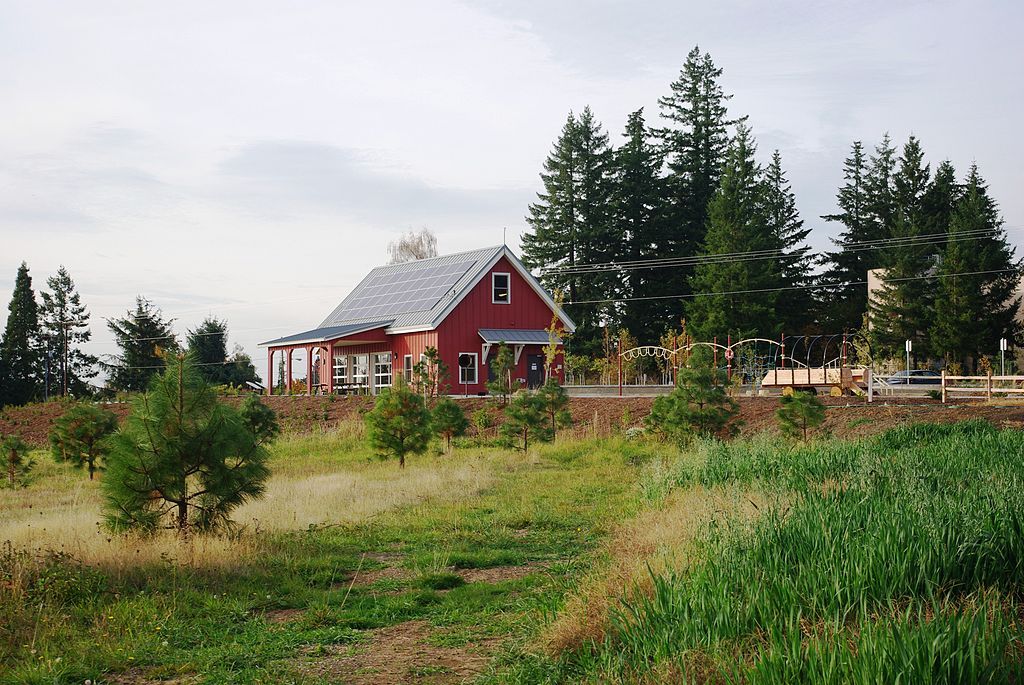 Nature house at Cooper Mountain Nature Park