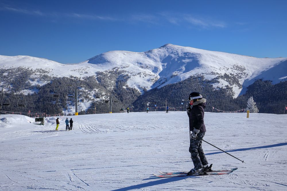 Skiing in Copper Mountain