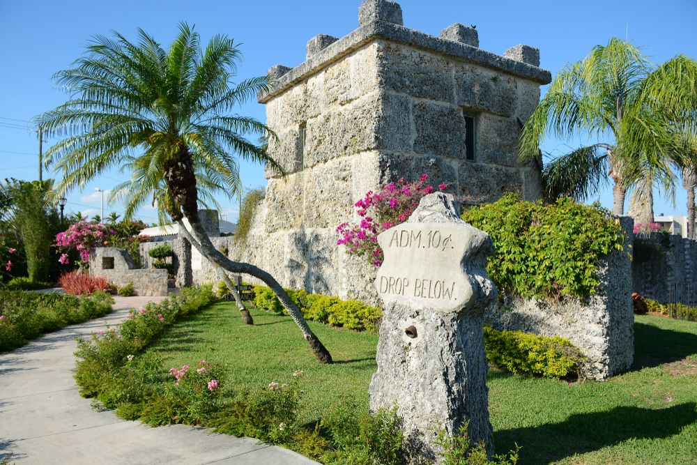 Signage of Coral Castle Museum