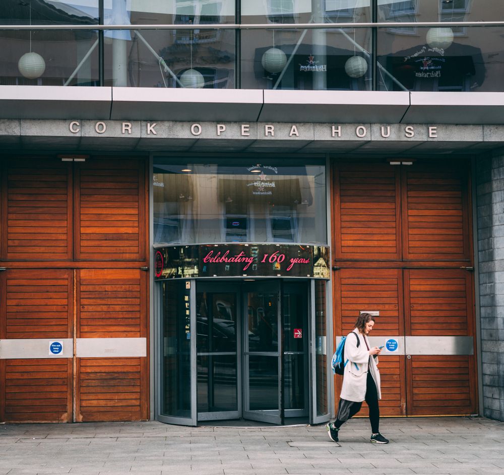 Entrance of Cork Opera House
