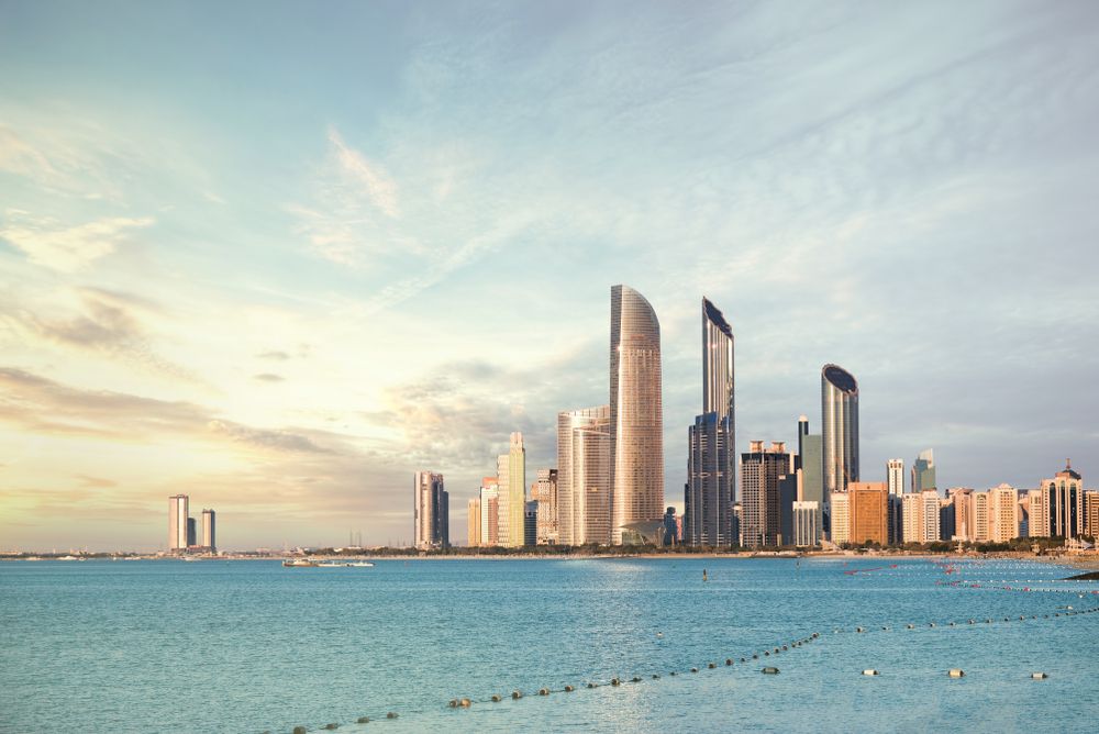 Corniche Beach during sunset