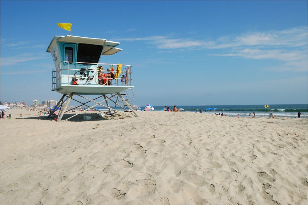 Lifeguard station of Coronado Beach