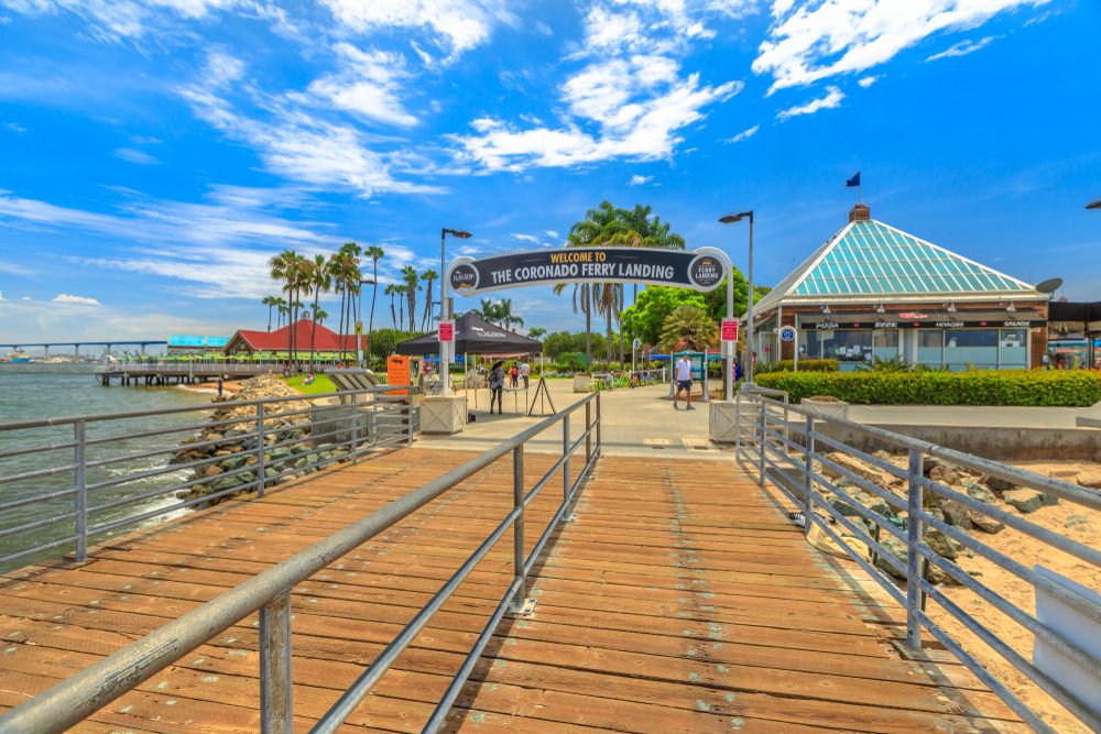 Entryway of Coronado Ferry Landing
