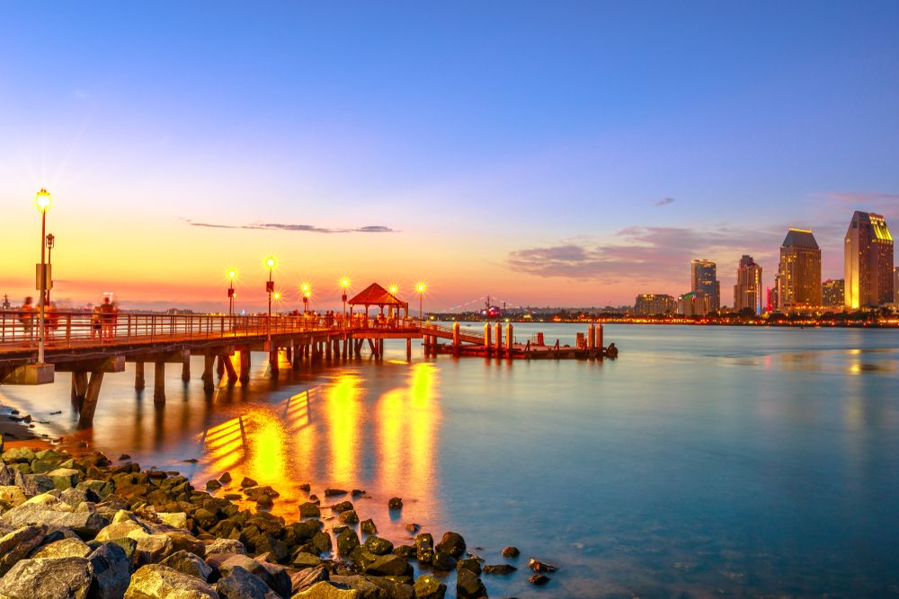 Scenic view of the Coronado Ferry Landing