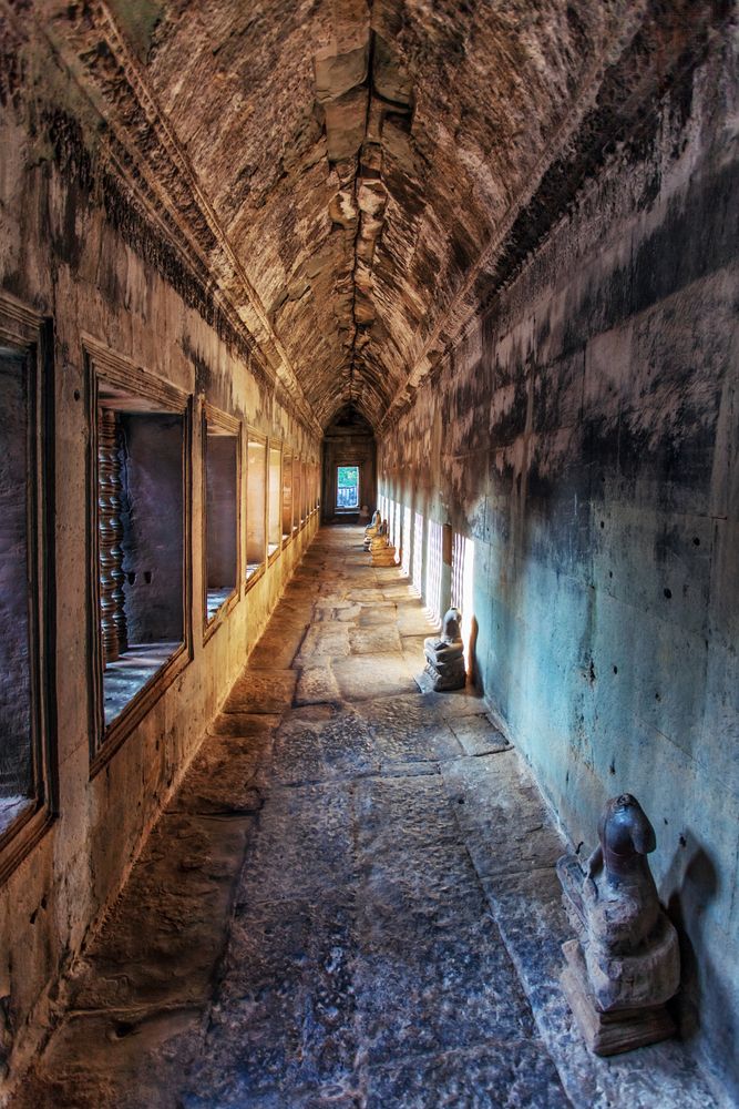 Corridor at Angkor Wat