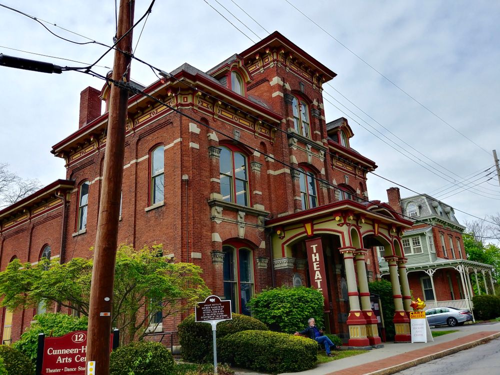 Street view of Cunneen-Hackett Arts Center