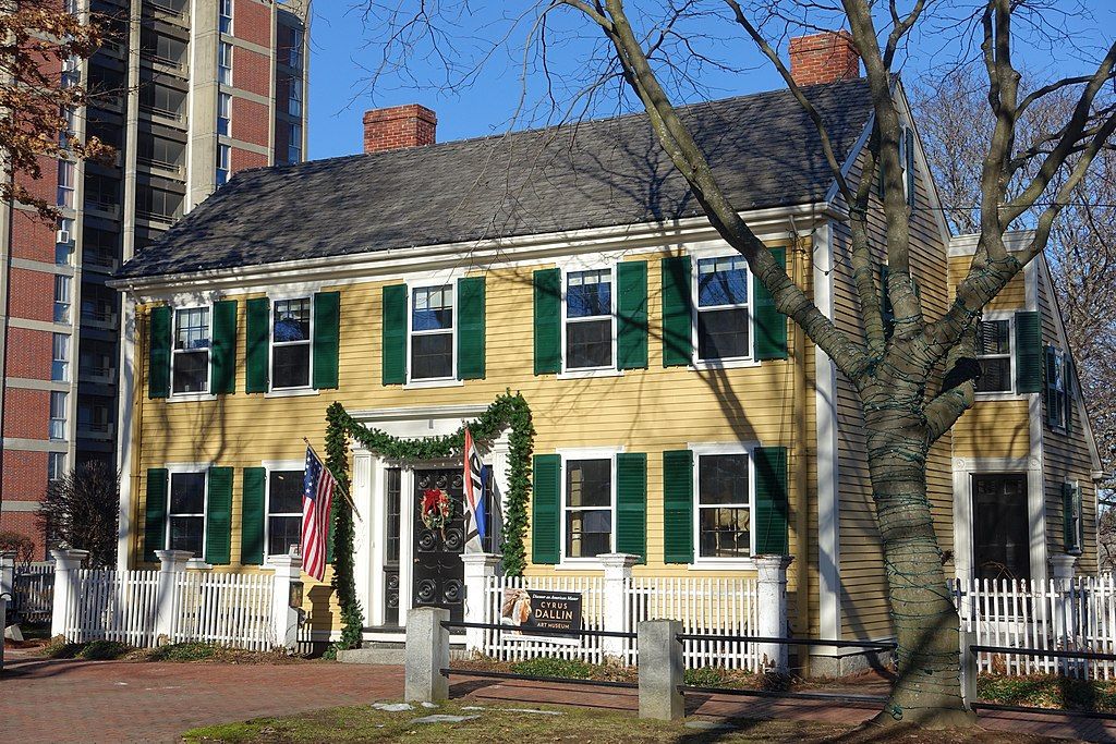 Front view of Cyrus Dallin Art Museum