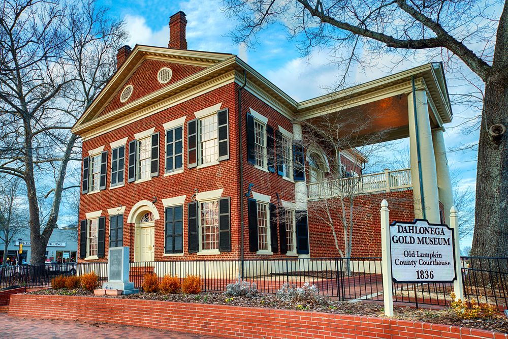 Exterior of Dahlonega Gold Museum