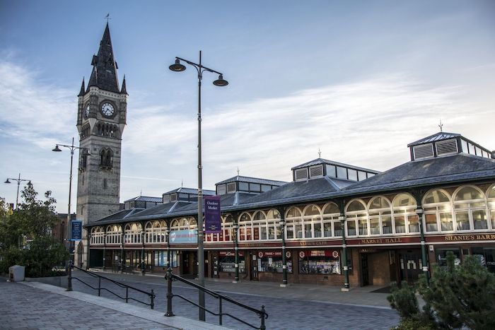 Exterior of Darlington Covered Market