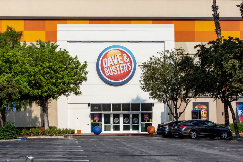 Front View of Dave and Buster