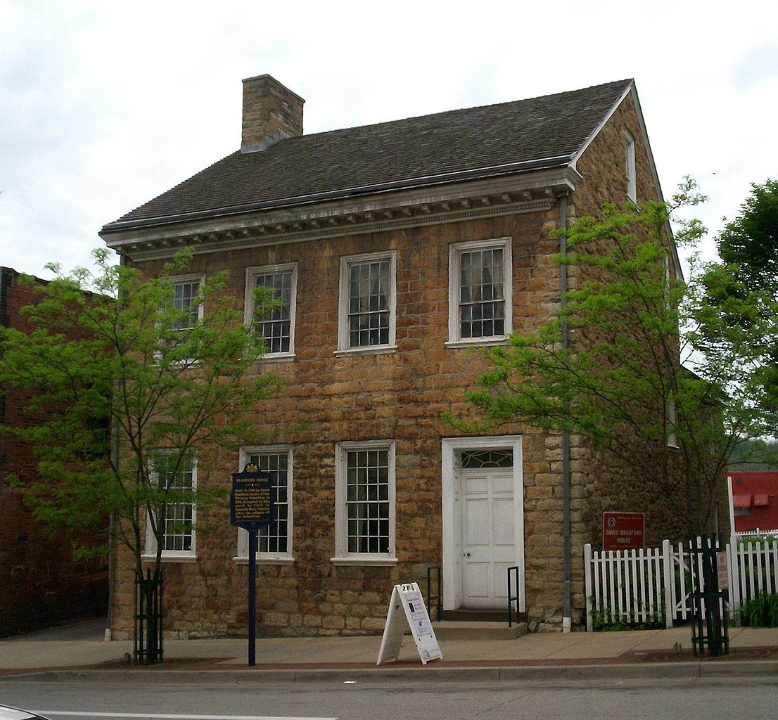 Facade of the David Bradford House