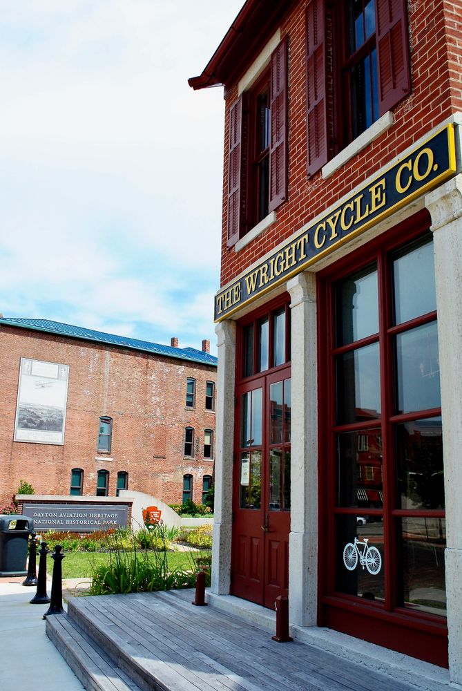 View of the wright cycle company at Dayton Aviation Heritage National Historical Park