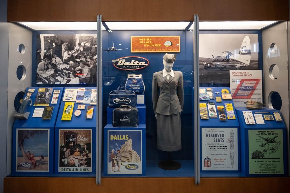 Exhibit at Delta Flight Museum